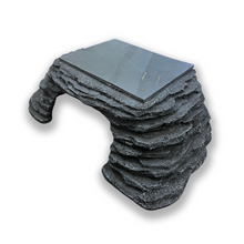 Load image into Gallery viewer, Zen Cave with 9"x7" Slate Stone – Ultimate Basking and Hiding Spot for Reptiles