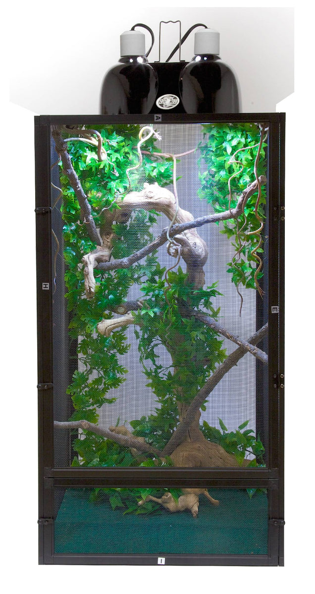 Zoo Med ReptiBreeze Aluminum Screen Cage (Large - 18x18x36