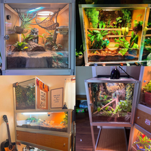 Load image into Gallery viewer, 2&#39;x2&#39;x2&#39; Meridian PVC Reptile Enclosure
