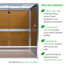 Load image into Gallery viewer, 4&#39;x2&#39;x4&#39; Meridian PVC Reptile Enclosure
