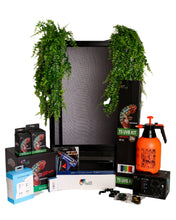 Load image into Gallery viewer, Size 16: 16&quot;x16&quot;x24&quot; Deluxe All-In-One Automated Chameleon Kit
