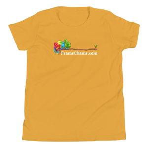 YOUTH Short Sleeve T-Shirt: Cham on a Branch!